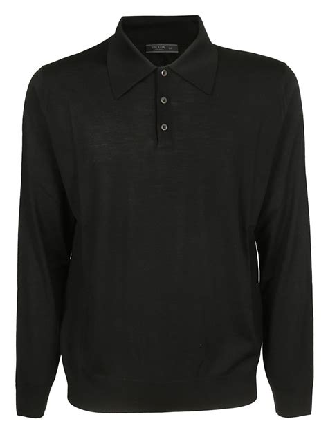 prada mens polo shirt price|prada long sleeve polo.